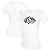 Detroit Tigers Tiny Turnip Women's Prism Arrows T-Shirt - White