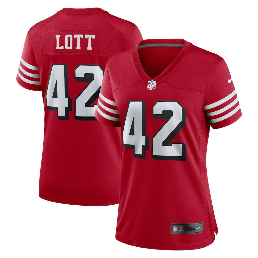Ronnie Lott San Francisco 49ers Women's Alternate Game Jersey - Scarlet | Nike sale