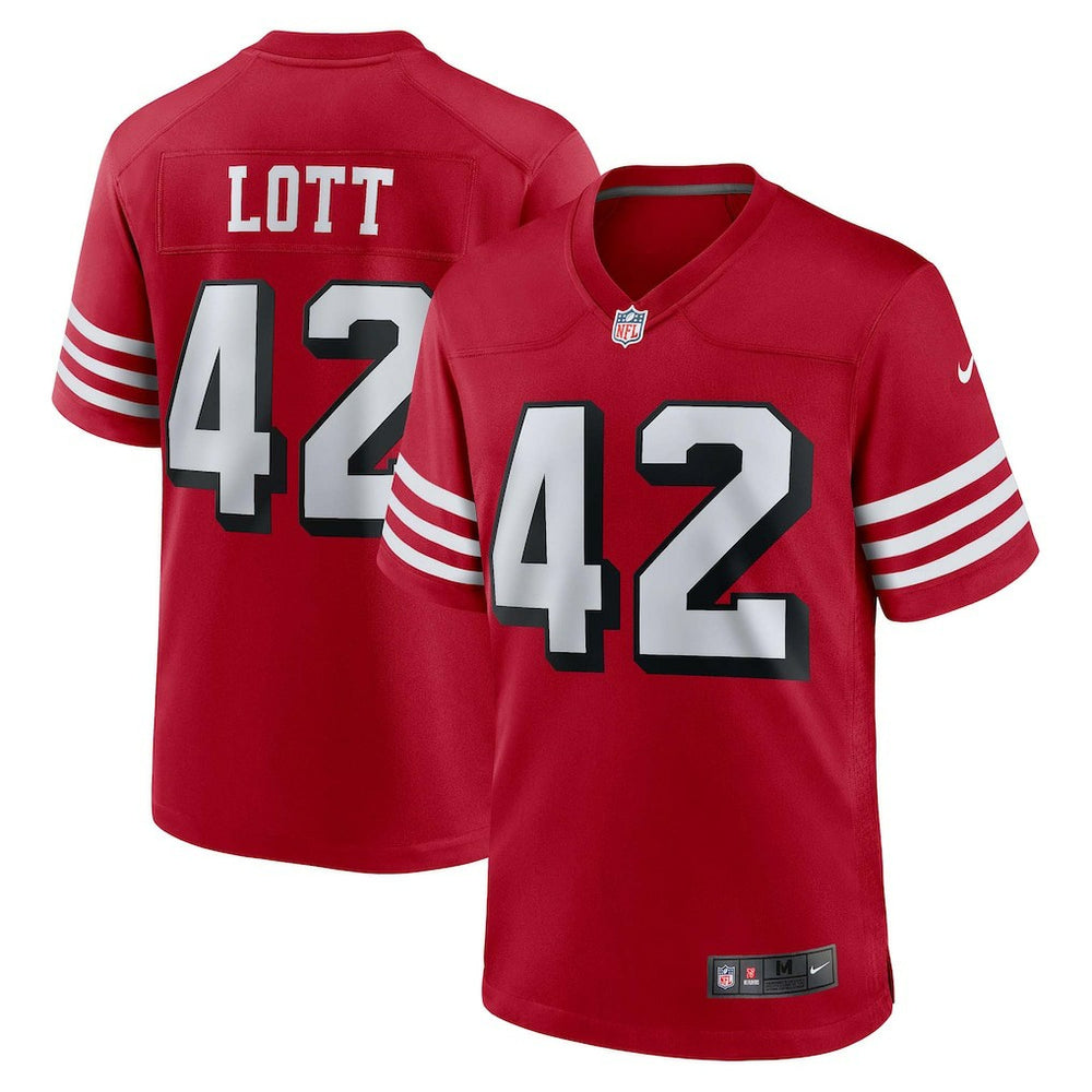 Ronnie Lott San Francisco 49ers Retired Player Alternate Game Jersey - Scarlet | Nike online