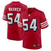 Fred Warner San Francisco 49ers Alternate Game Jersey - Scarlet | Nike cheap