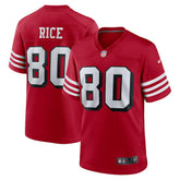 Jerry Rice San Francisco 49ers Retired Player Alternate Game Jersey - Scarlet | Nike outlet