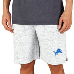 Detroit Lions Concepts Sport Throttle Knit Jam Shorts - White/Charcoal on sale