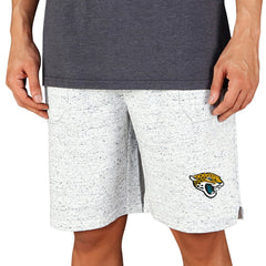 Jacksonville Jaguars Concepts Sport Throttle Knit Jam Shorts - White/Charcoal online