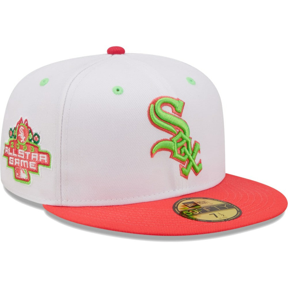 Chicago White Sox 2003 MLB All-Star Game Strawberry Lolli 59FIFTY Fitted Hat - White/Coral | New Era