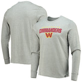 Washington Commanders '47 Traction Super Rival Long Sleeve T-Shirt - Heathered Gray cheap