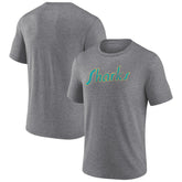 San Jose Sharks Wraparound Tri-Blend T-Shirt Heather Gray