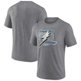 Tampa Bay Lightning Wraparound Tri-Blend T-Shirt Heather Gray