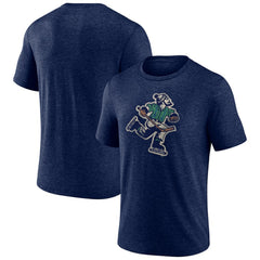 Vancouver Canucks Wraparound Tri-Blend T-Shirt Navy