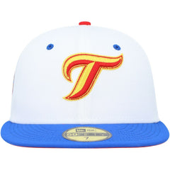 Toronto Blue Jays 30th Anniversary Cherry Lolli 59FIFTY Fitted Hat - White/Royal | New Era