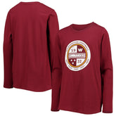Washington Commanders Youth Secondary Logo Long Sleeve T-Shirt - Burgundy cheap
