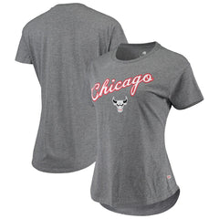Chicago Bulls Sportiqe Women's City Edition Phoebe Tri-Blend T-Shirt sale - Heathered Gray discount