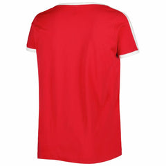 Washington Nationals Soft as a Grape Women's Plus Size V-Neck T-Shirt - Red