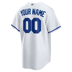 Kansas City Royals Replica Custom Jersey - White | Nike