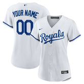 Kansas City Royals Women's Replica Custom Jersey - White | Nike