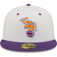Athletics 30th Season Grape Lolli 59FIFTY Fitted Hat - White/Purple | New Era