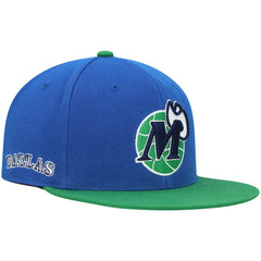Dallas Mavericks Hardwood Classics Snapback Hat sale - Blue/Green | Mitchell & Ness on sale