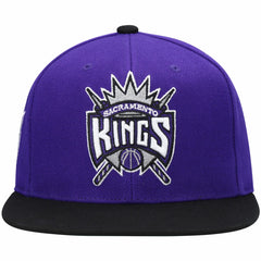 Sacramento Kings Hardwood Classics Snapback Hat - Purple/Black | Mitchell & Ness on sale
