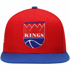 Sacramento Kings Hardwood Classics Snapback Hat - Red/Royal | Mitchell & Ness sale