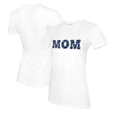 Atlanta Braves Tiny Turnip Women's Mom T-Shirt - White