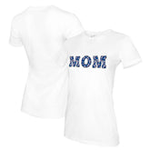 Texas Rangers Tiny Turnip Women's Mom T-Shirt - White