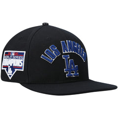 Los Angeles Dodgers Pro Standard Stacked Logo Snapback Hat - Black