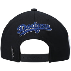 Los Angeles Dodgers Pro Standard Stacked Logo Snapback Hat - Black