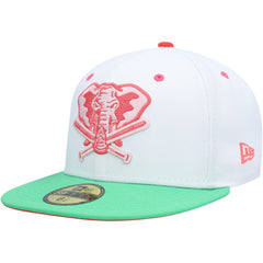 Athletics Alternate Logo Watermelon Lolli 59FIFTY Fitted Hat - White/Green | New Era