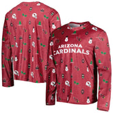 Arizona Cardinals FOCO Holiday Repeat Long Sleeve T-Shirt - Cardinal on sale