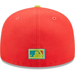 Boston Red Sox Lava Highlighter Combo 59FIFTY Fitted Hat - Red/Neon Green | New Era