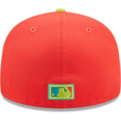 New York Yankees Lava Highlighter Combo 59FIFTY Fitted Hat - Red/Neon Green | New Era