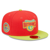 Washington Nationals 2008 Inaugural Season Lava Highlighter Combo 59FIFTY Fitted Hat - Red/Neon Green | New Era