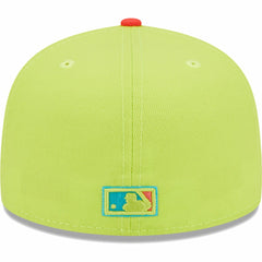 Los Angeles Dodgers Cyber Highlighter 59FIFTY Fitted Hat - Green/Red | New Era