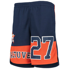Jose Altuve Houston Astros Youth Pandemonium Name & Number Shorts - Navy