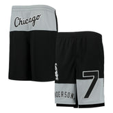 Tim Anderson Chicago White Sox Youth Pandemonium Name & Number Shorts - Black