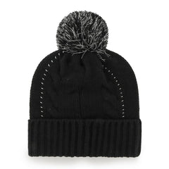 New Orleans Saints '47 Women's Bauble Cuffed Knit Hat with Pom - Black discount