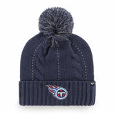 Tennessee Titans '47 Women's Bauble Cuffed Knit Hat with Pom - Navy online
