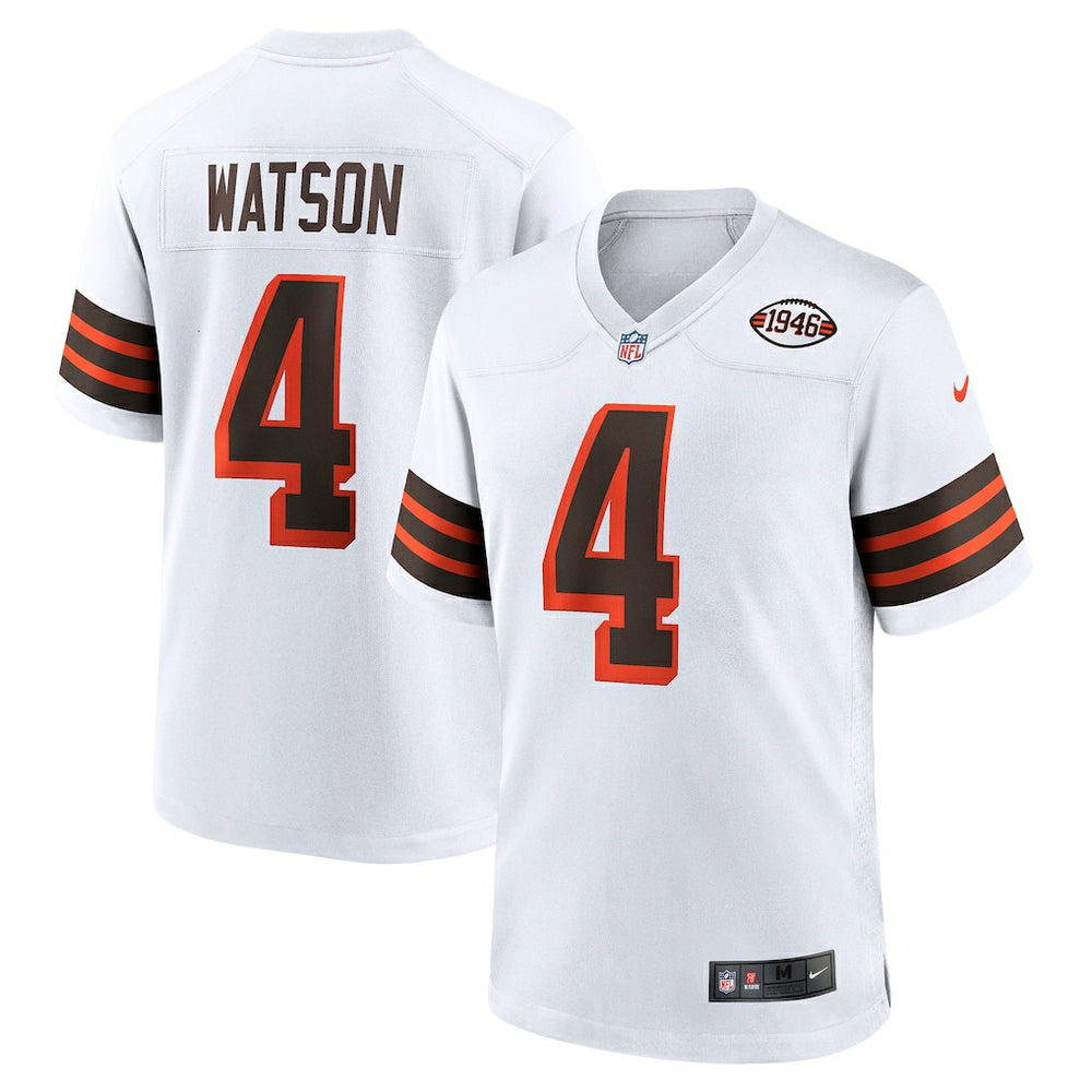 Deshaun Watson Cleveland Browns Alternate Game Jersey - White | Nike sale
