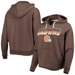 Cleveland Browns '47 Women's Color Rise Kennedy Pullover Hoodie - Brown cheap