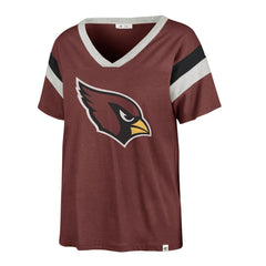 Arizona Cardinals '47 Women's Phoenix V-Neck T-Shirt - Cardinal sale