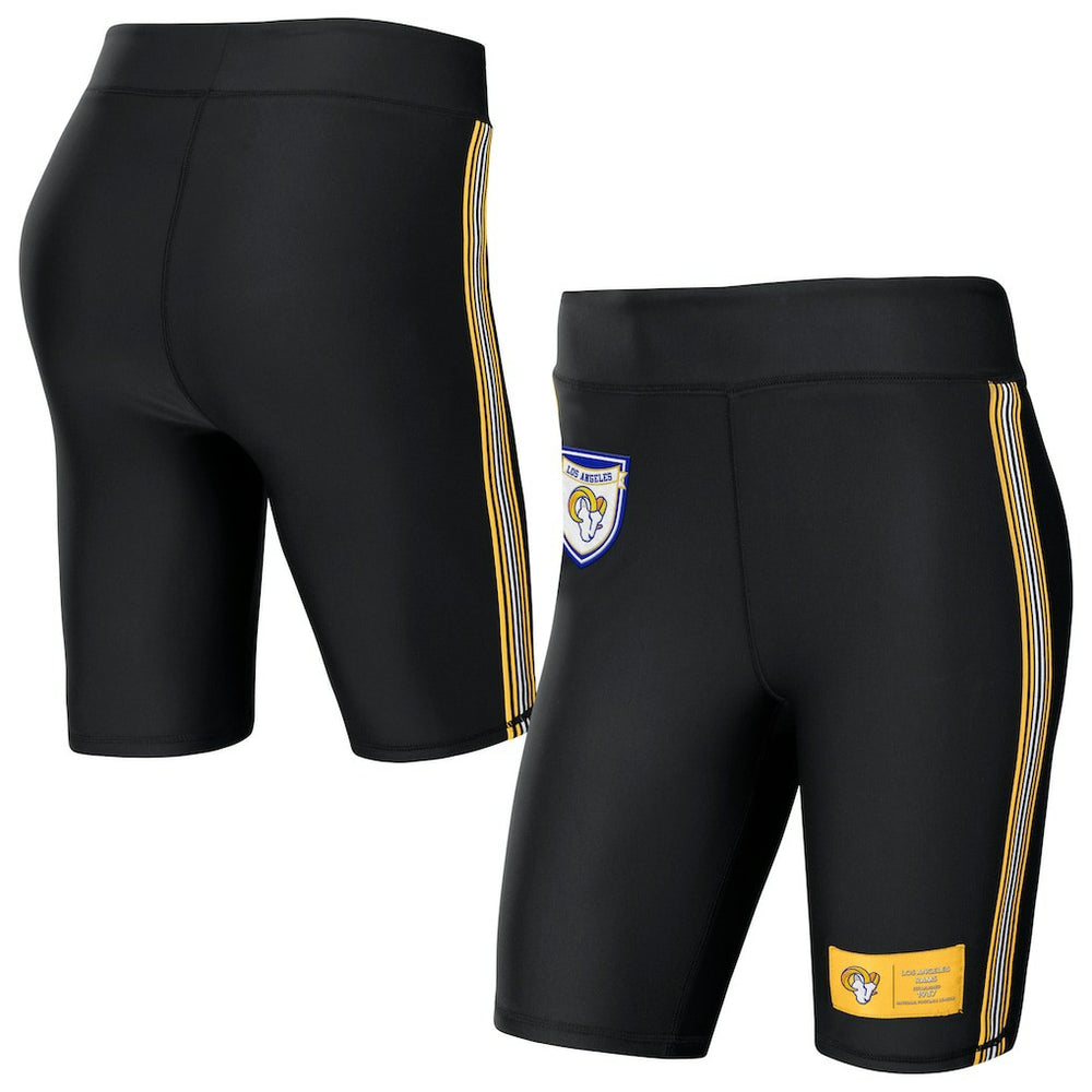 Los Angeles Rams WEAR by Erin Andrews Women's Biker Shorts - Black online