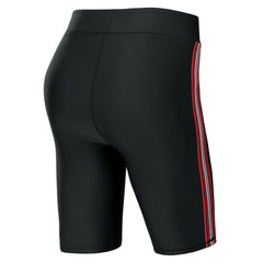 New England Patriots WEAR by Erin Andrews Women's Biker Shorts - Black cheap