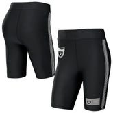 Las Vegas Raiders WEAR by Erin Andrews Women's Biker Shorts - Black for sale