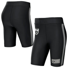 Las Vegas Raiders WEAR by Erin Andrews Women's Biker Shorts - Black for sale