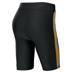 Pittsburgh Steelers WEAR by Erin Andrews Women's Biker Shorts - Black for sale