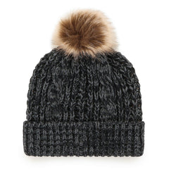 Carolina Panthers '47 Women's Meeko Cuffed Knit Hat with Pom - Black outlet