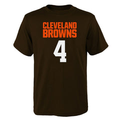 Deshaun Watson Cleveland Browns Youth Mainliner Player Name & Number T-Shirt - Brown online