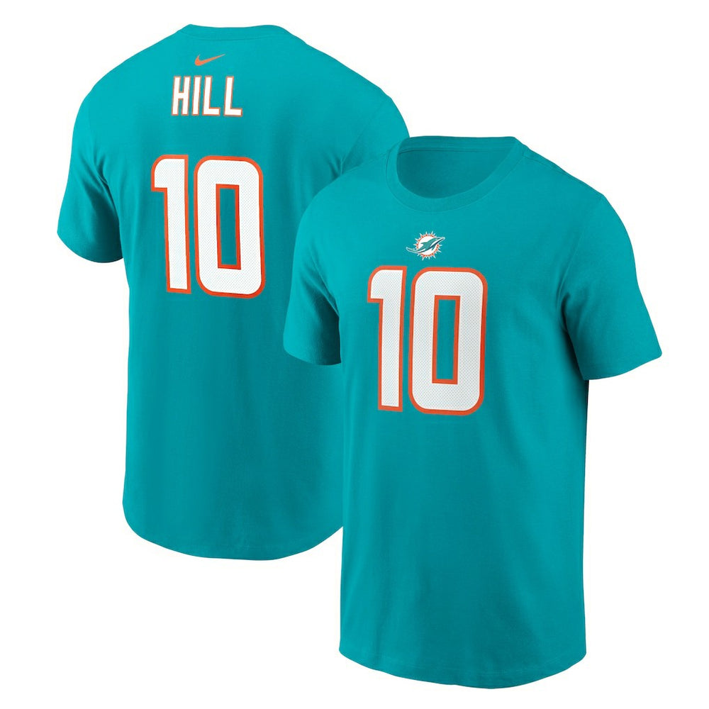 Tyreek Hill Miami Dolphins Player Name & Number T-Shirt - Aqua | Nike sale