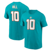 Tyreek Hill Miami Dolphins Player Name & Number T-Shirt - Aqua | Nike sale