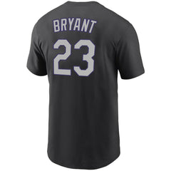 Kris Bryant Colorado Rockies Name & Number T-Shirt - Black | Nike