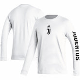 Juventus Team Crest Long Sleeve T-Shirt - White | Adidas sale